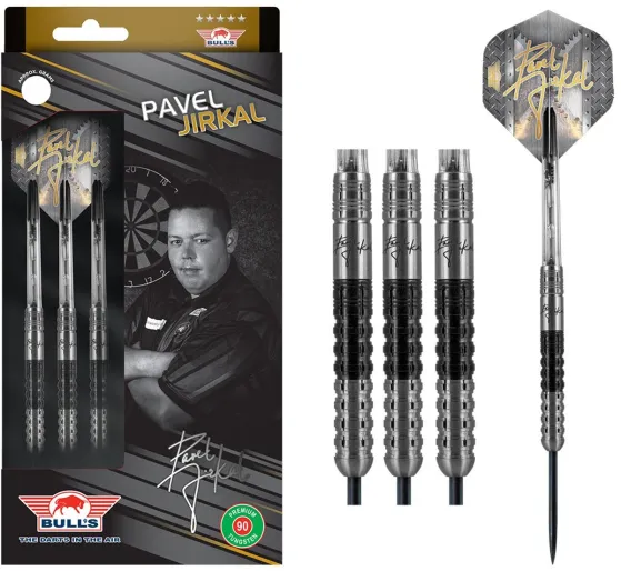 Bull's NL Stalowe lotki Pavel Jirkal - Czarne - 23g