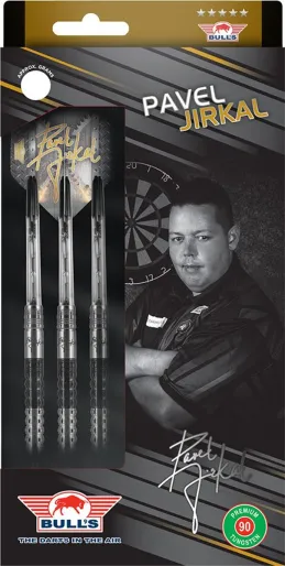 Bull's NL Stalowe lotki Pavel Jirkal - Czarne - 23g