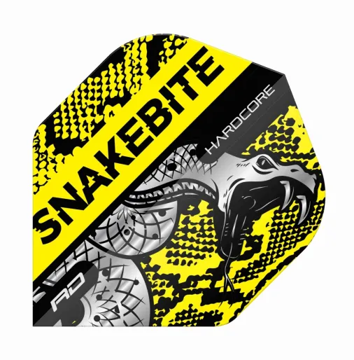 Red Dragon Peter Wright Snakebite Hardcore Squadrons - Coiled Yellow RF6568