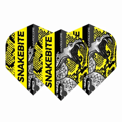 Red Dragon Peter Wright Snakebite Hardcore Squadrons - Coiled Yellow RF6568