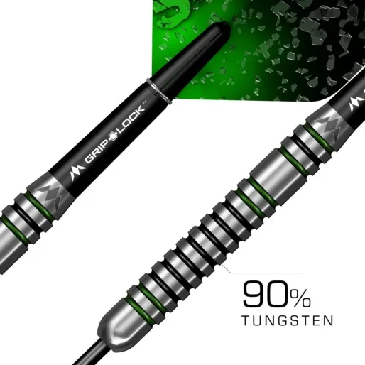 Mission Rzutki stalowe Martin Lukeman - czarno-zielone - 25g