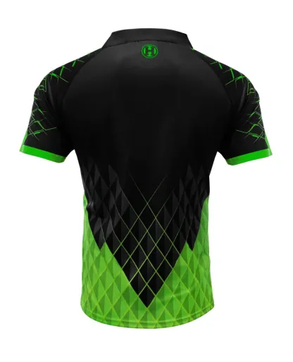 Harrows Koszula Paragon - Czarno-zielona - 4XL