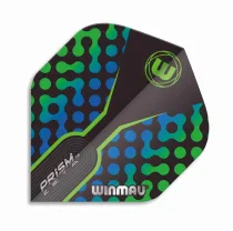 Winmau Squadrons Prism Zeta - Zielony i niebieski W6915.309
