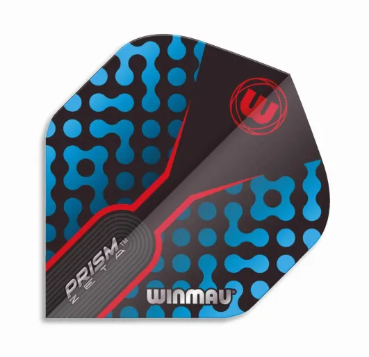 Winmau Squadrons Prism Zeta - Niebieski i czerwony W6915.307