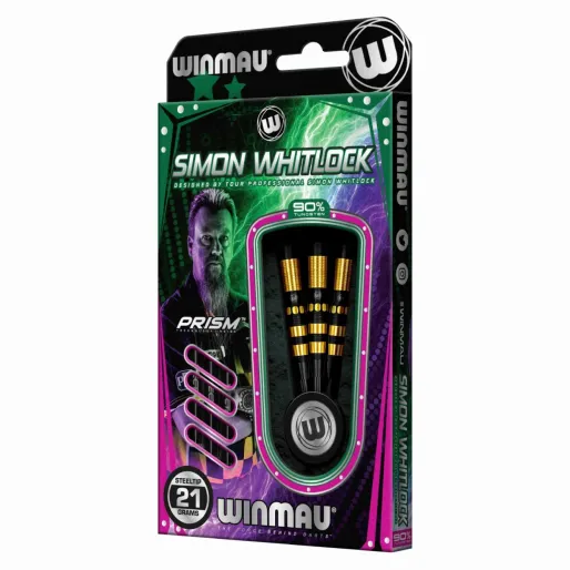 Winmau Stalowe lotki Simon Whitlock Onyx AU - 21 g