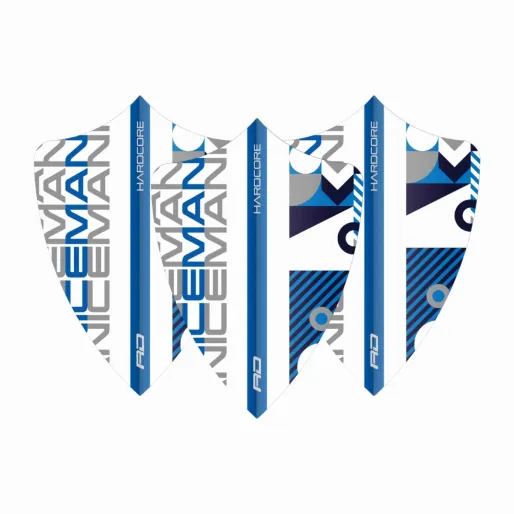 Red Dragon Squadrons Gerwyn Price Iceman Stack Hardcore - Freestyle - White RF6696