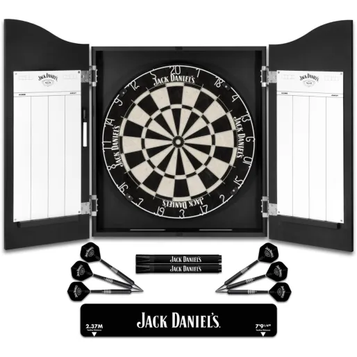Mission Home Darts Centre - Szafka z tarczą i rzutkami - Jack Daniels