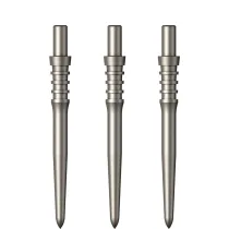 Mission Metalowe końcówki Sniper - Titan Pro - Srebrne - 28 mm