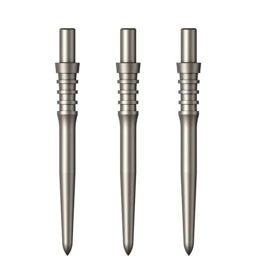 Mission Metalowe końcówki Sniper - Titan Pro - Srebrne - 28 mm