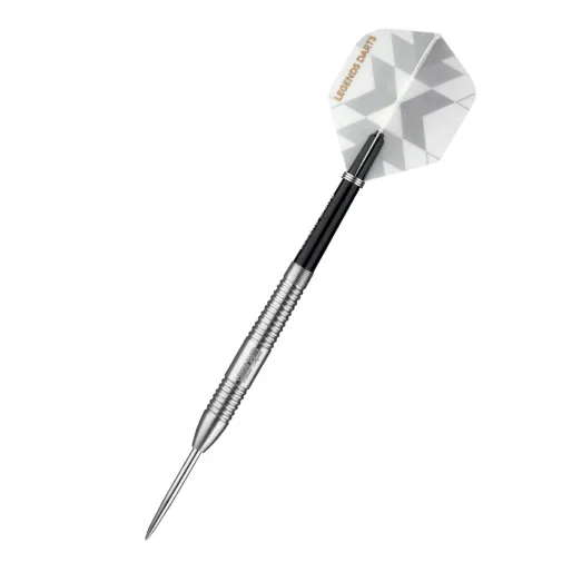 Legend Darts Rzutki Steel The Gentle - Mensur Suljovic - Silver - 25g