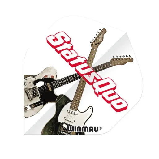 Winmau Letky Rock Legends - Status Quo - Białe gitary - W6905.244