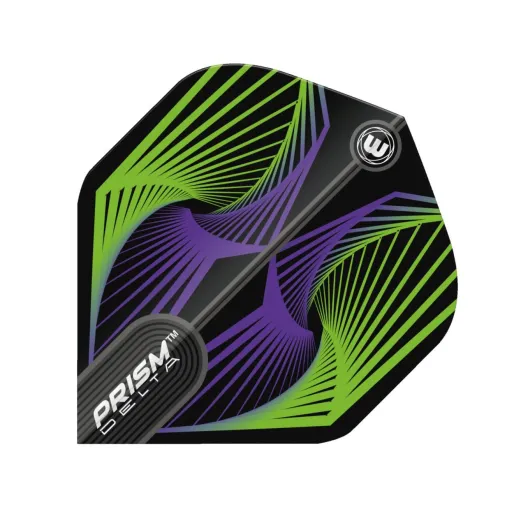Winmau Squadrons Prism Delta - spirala - zielono-niebieska W6915.242