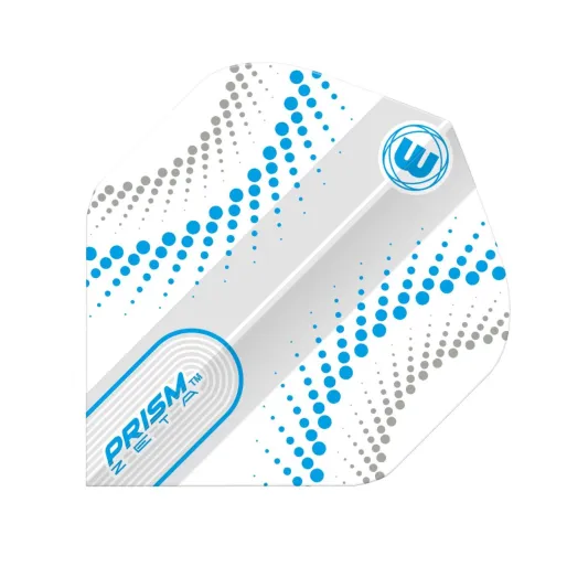 Winmau Squadrons Prism Zeta - kółka - biało-niebieskie W6915.313