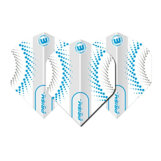 Winmau Squadrons Prism Zeta - kółka - biało-niebieskie W6915.313