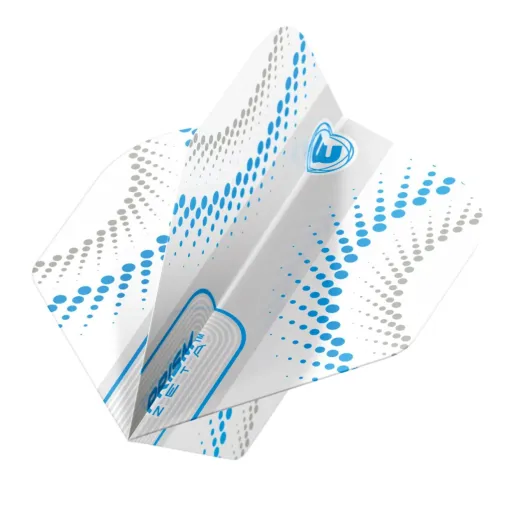 Winmau Squadrons Prism Zeta - kółka - biało-niebieskie W6915.313