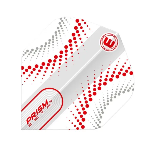 Winmau Squadrons Prism Zeta - kółka - biało-czerwone W6915.316