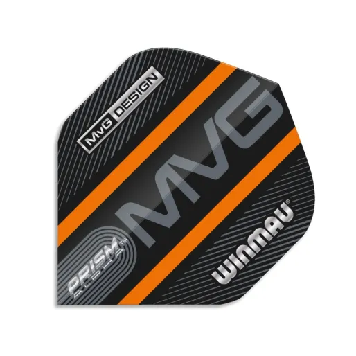 Winmau Squadrons Prism Alpha - Michael van Gerwen - Logo Stripe - Czarno-pomarańczowy W6915.715