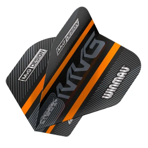 Winmau Squadrons Prism Alpha - Michael van Gerwen - Logo Stripe - Czarno-pomarańczowy W6915.715