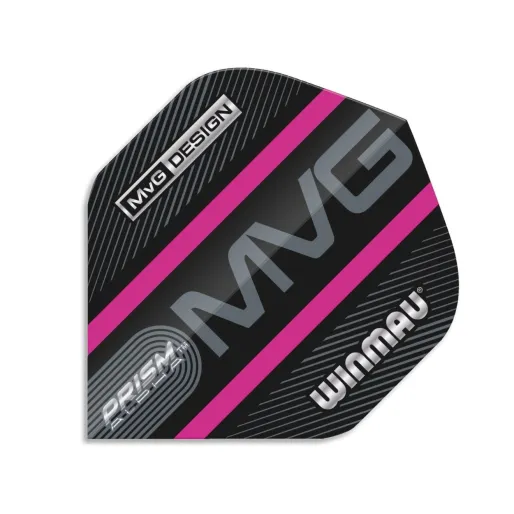 Winmau Squadrons Prism Alpha - Michael van Gerwen - Logo Stripe - Czarno-fioletowy W6915.716