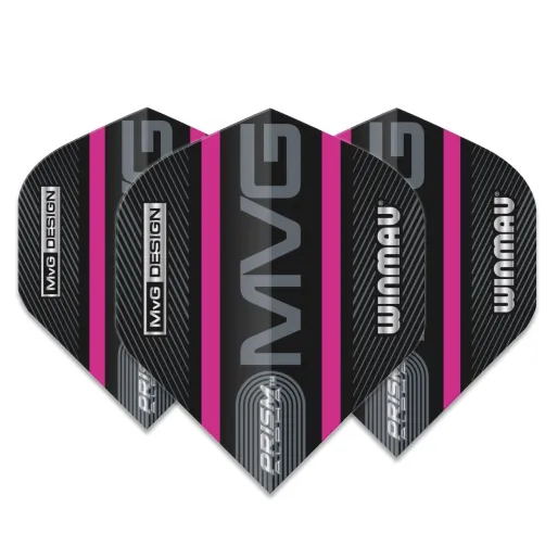 Winmau Squadrons Prism Alpha - Michael van Gerwen - Logo Stripe - Czarno-fioletowy W6915.716