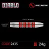 Winmau Rzutki stalowe Diablo - Torpedo - 24g