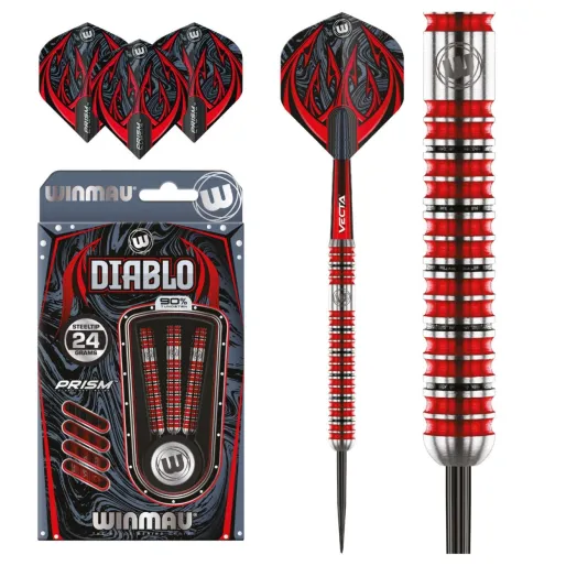 Winmau Rzutki stalowe Diablo - równoległe - 24g