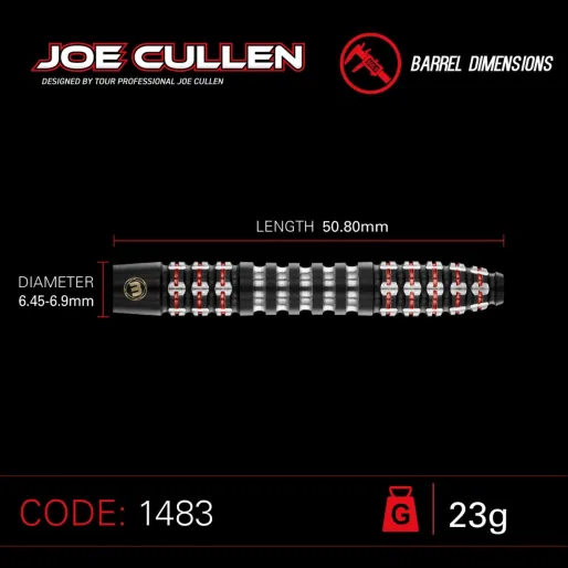 Winmau Rzutki stalowe Joe Cullen - Ignition - 23g