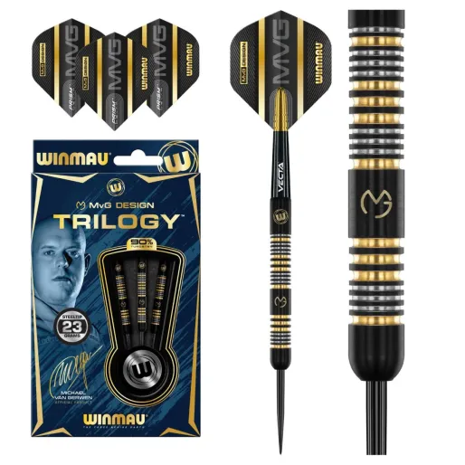 Winmau Rzutki stalowe Michael van Gerwen - Trilogy - 23g
