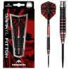 Mission Stalowe lotki Darryl Fitton - czarno-czerwone - 26 g