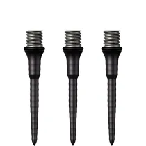 Mission Metalowe końcówki - Titan Ripple - Czarne - 26 mm