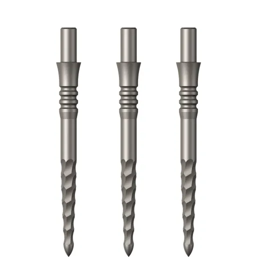 Mission Metalowe końcówki Sniper - Lunar FS - Srebrne - 28 mm