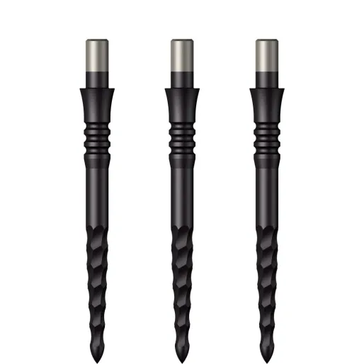 Mission Metalowe końcówki Sniper - Lunar FS - Czarny - 28 mm