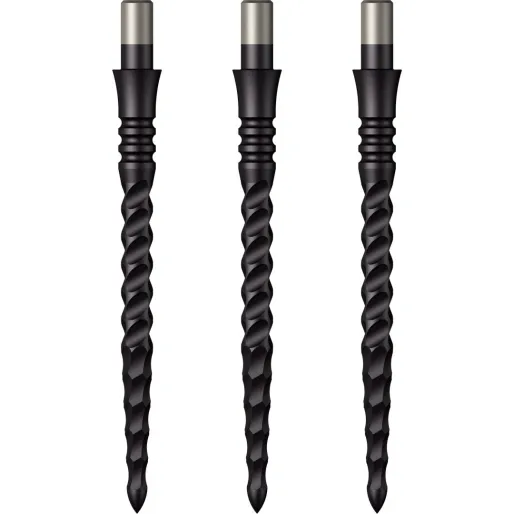 Mission Metalowe końcówki Sniper - Lunar CS - Czarny - 32 mm