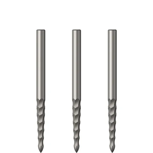 Mission Metalowe końcówki Lunar FS - srebrne - 32 mm