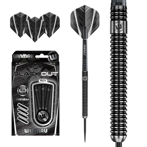 Winmau Rzutki Steel Blackout - 26 g