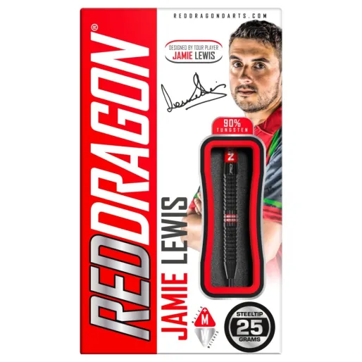 Red Dragon Stalowe lotki Jamie Lewis SE - 25g