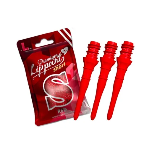 L Style Końcówki Premium - krótkie - Lip Point - 30 szt. - czerwone