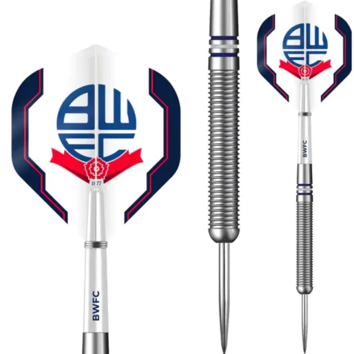 Mission Steel Football Darts - Bolton Wanderers - Oficjalna licencja - BWFC - 24 g