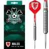 Mission Steel Football Darts - Wales FA - Oficjalna licencja - Welsh Cymru - 22g