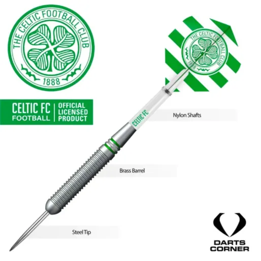 Mission Stalowe rzutki piłkarskie - Celtic FC - Oficjalna licencja - 22 g