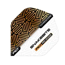 Red Dragon Peter Wright Snakebite Hardcore Premium Squadrons - White & Bronze RF6873