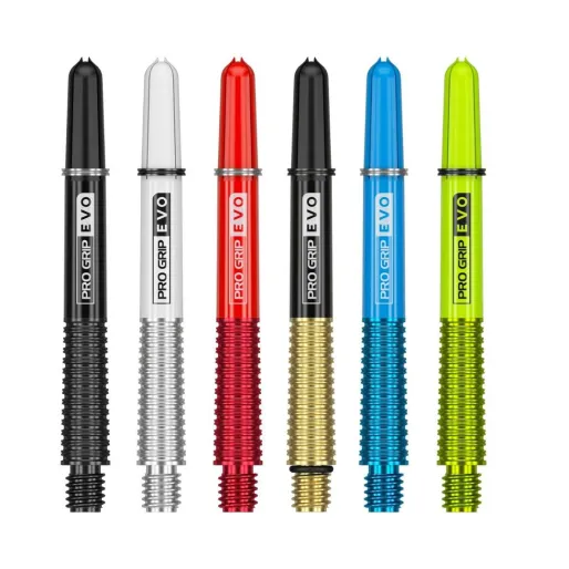 Target - darts Uchwyty Pro Grip EVO - średni - srebrny