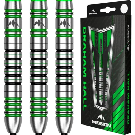 Mission Rzutki Steel Graham Hall - czarno-zielone - 22 g