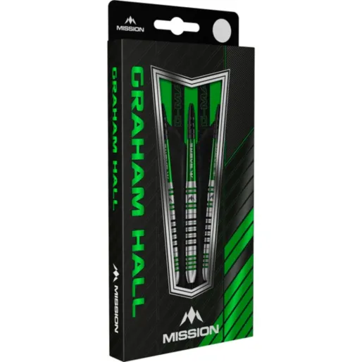 Mission Rzutki Steel Graham Hall - czarno-zielone - 22 g