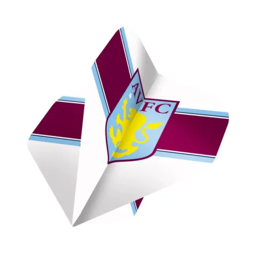 Mission Letky Football - FC Aston Villa - AVFC - F3 - Biały pasek - F3944