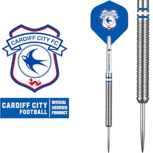 Mission Steel Football Darts - FC Cardiff City - Oficjalna licencja - 24 g