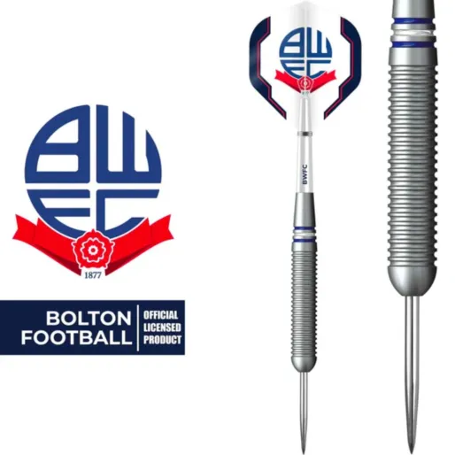 Mission Steel Football Darts - FC Bolton Wanderers - Oficjalna licencja - BWFC - 22g