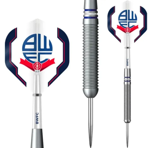 Mission Steel Football Darts - FC Bolton Wanderers - Oficjalna licencja - BWFC - 22g