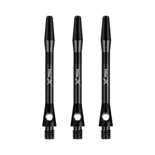 XQMax Darts Uchwyty aluminiowe - średnie - czarne