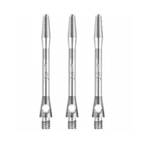 XQMax Darts Uchwyty aluminiowe - średnie - srebrne